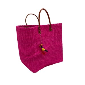 Panier de plage - tana gm fuchsia