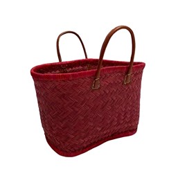 Panier de plage - aravola gm rouge