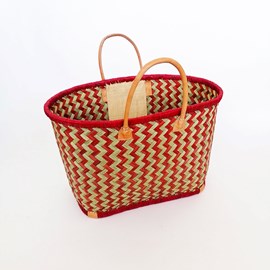 Panier de plage - toama gm rouge