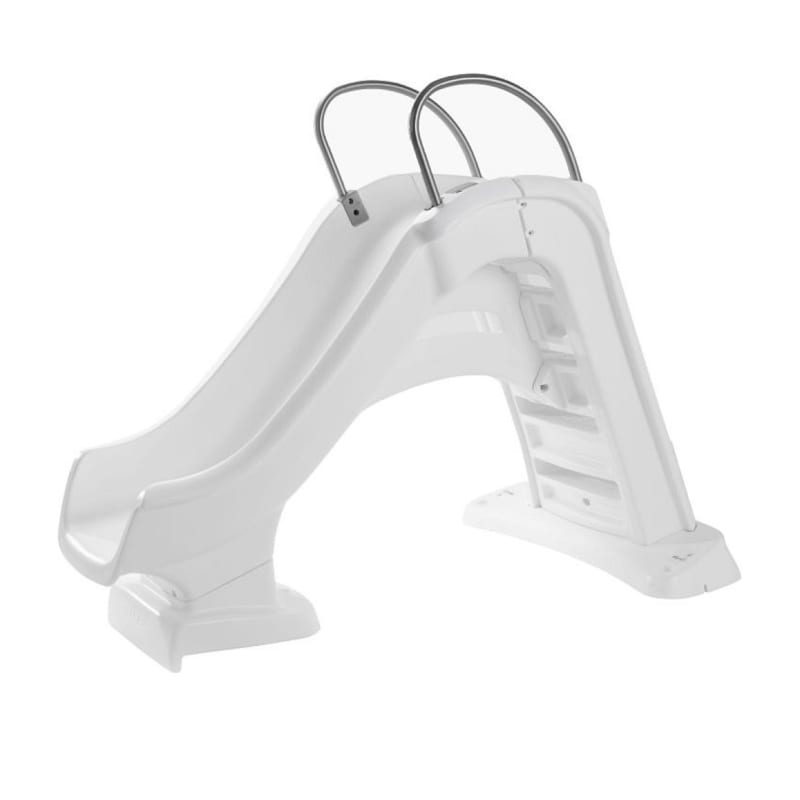 Toboggan de piscine blanc - vero
