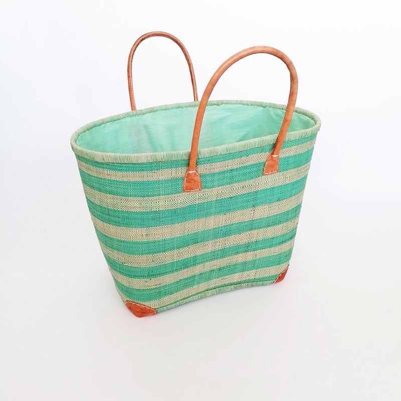 Panier de plage - ambanja gm vert d'eau
