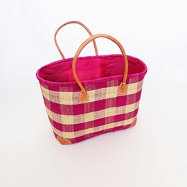Panier de plage - beloha gm fuchsia
