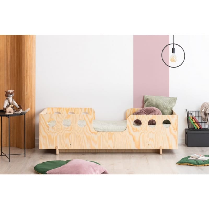 BABYKARE Lit 70x140 sommier inclus ana&iuml;s - bois