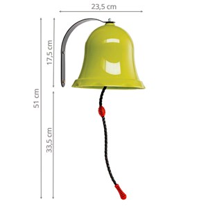 Cloche pour structures de jeux