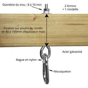 2 crochets pour agres