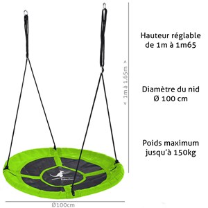 Balançoire nid d'oiseau