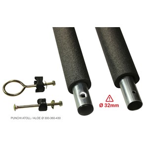 Poteau de filet ø32mm pour punchi
