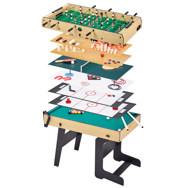Table multi jeux pliable 16 en 1