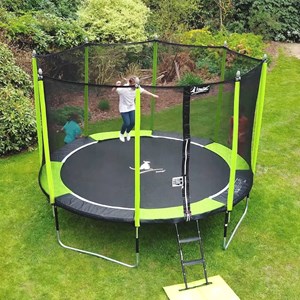 Trampoline jumpi vert et noir 300