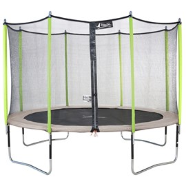 Trampoline jumpi taupe et vert 360