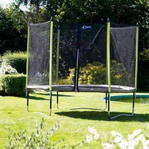 Trampoline jumpi taupe et vert 430