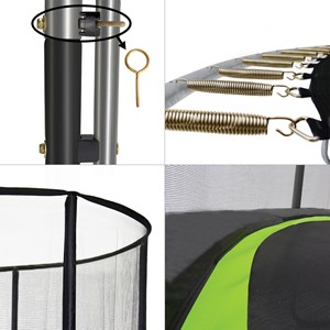 Trampoline punchi vert 360