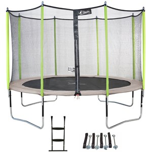 Trampoline jumpi taupe et vert 430