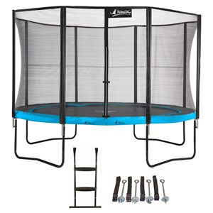 Trampoline punchi bleu 360