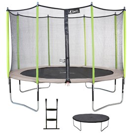 Trampoline jumpi taupe et vert 430