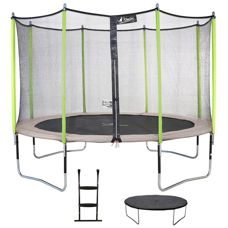 Trampoline jumpi taupe et vert 430