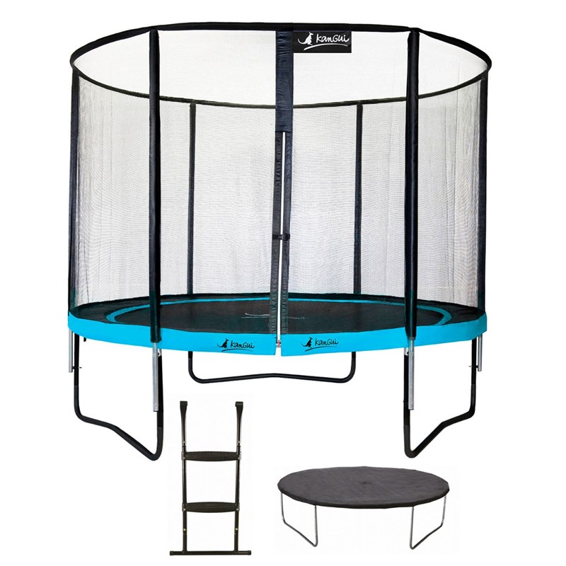 Trampoline punchi bleu 300