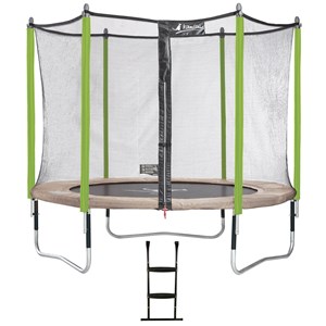 Trampoline jumpi taupe et vert 300