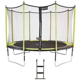 Trampoline jumpi vert et noir 360