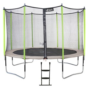 Trampoline jumpi taupe et vert 430