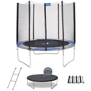 Trampoline ralli bleu et gris ø250
