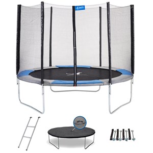 Trampoline ralli bleu et gris ø300