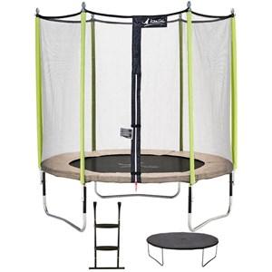 Trampoline jumpi taupe et vert 250