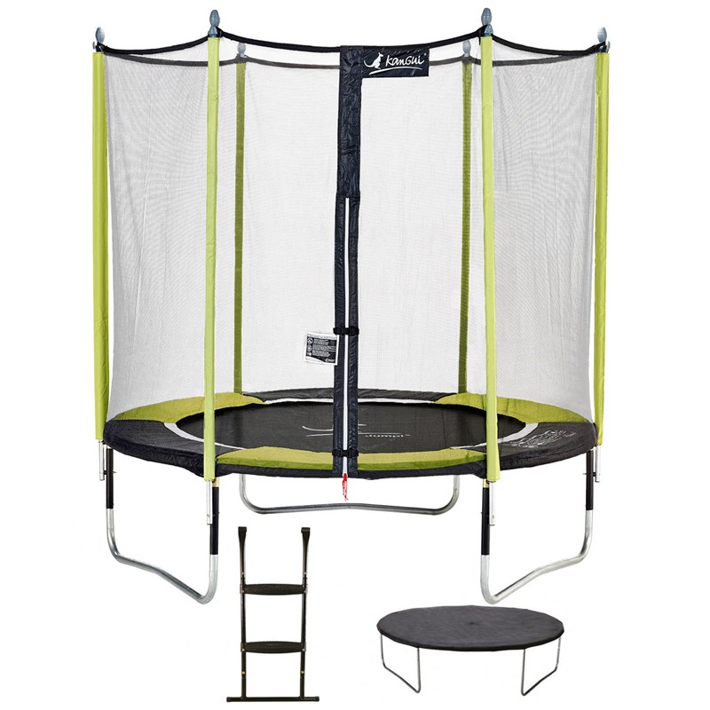 Trampoline jumpi vert et noir 250