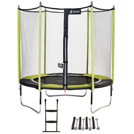 Trampoline jumpi vert et noir 250