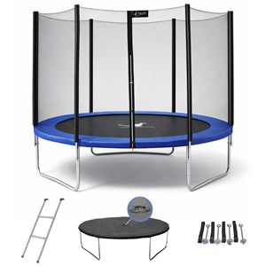 Trampoline bleu 250cm 3access