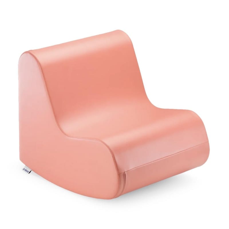 Chaise à bascule - rose saumon