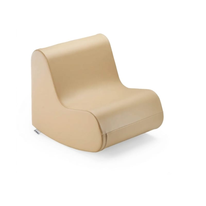 Chaise à bascule couleur beige