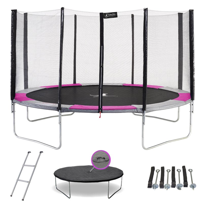 Trampoline ralli rose ø430