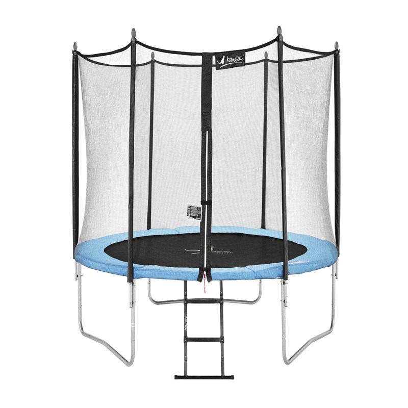 Trampoline bleu ø250cm + échelle
