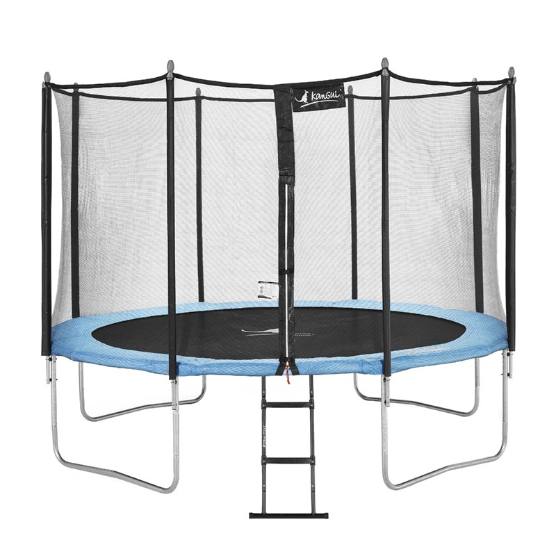 Trampoline bleu ø430cm + échelle