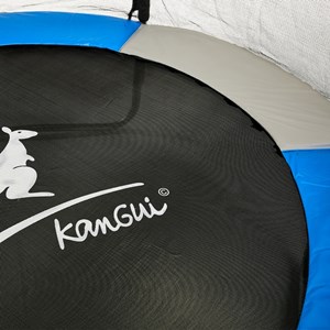 Trampoline ralli bleu-gris ø180