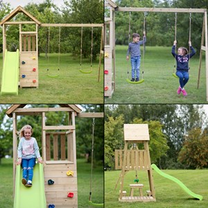 Aire de jeux portique woodi