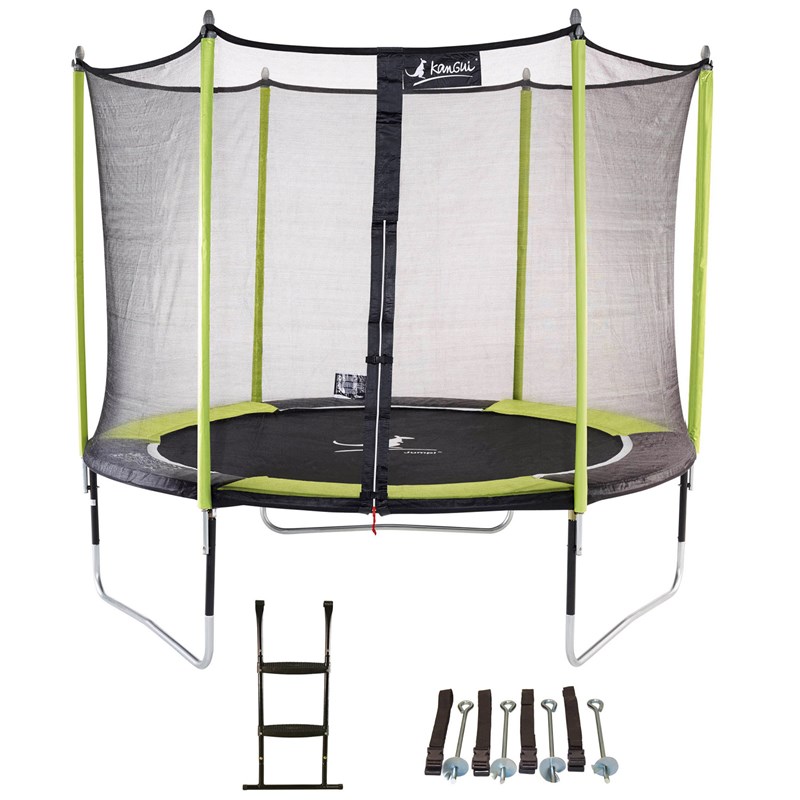 Trampoline jumpi vert-noir 300