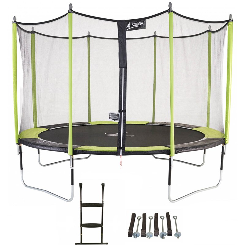 Trampoline jumpi vert-noir 360