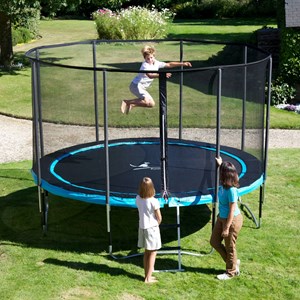 Trampoline punchi bleu 300