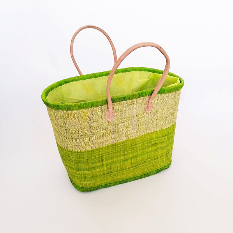 Panier de plage - ivato gm vert anis