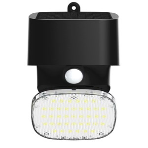 Applique murale solaire sensor noir brilock