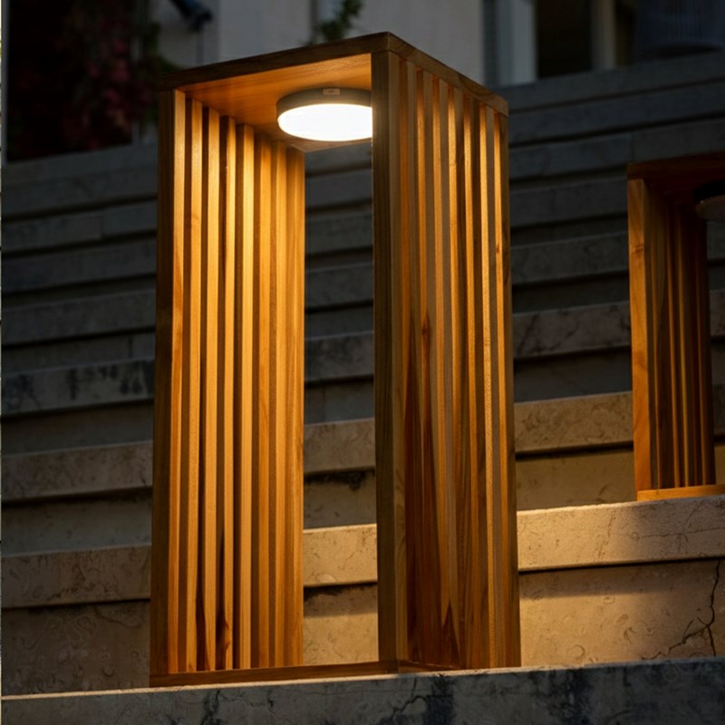 Lanterne solaire rechargeable bois chennai