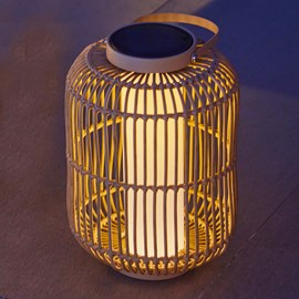 Lanterne solaire marron mariel
