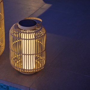 Lanterne solaire marron mariel