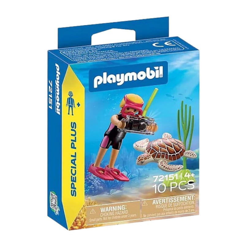 Ploongeuse et tortue