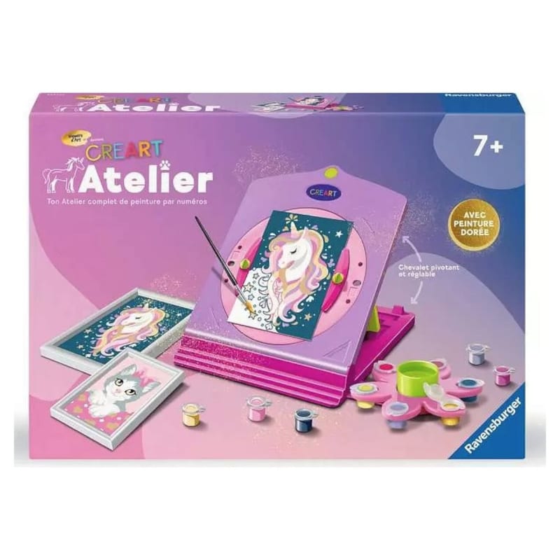 Peinture par numero enfant des 7 ans - creart atelier