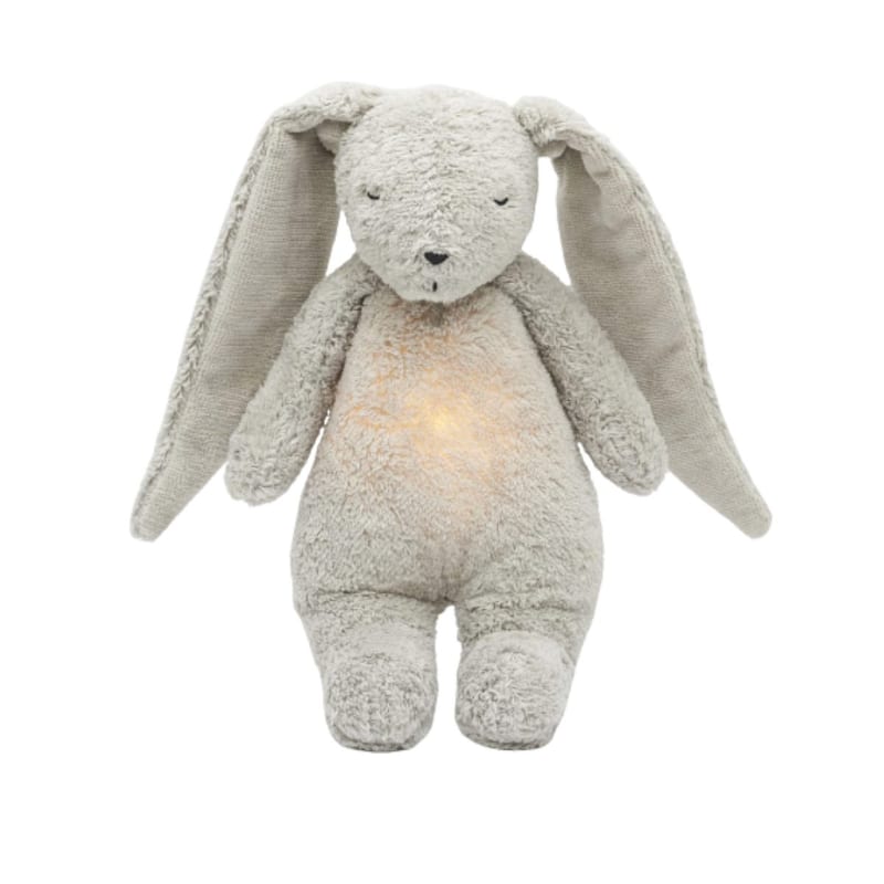 Moonie ? lapin nature bio avec sons et lumieres gris mineral