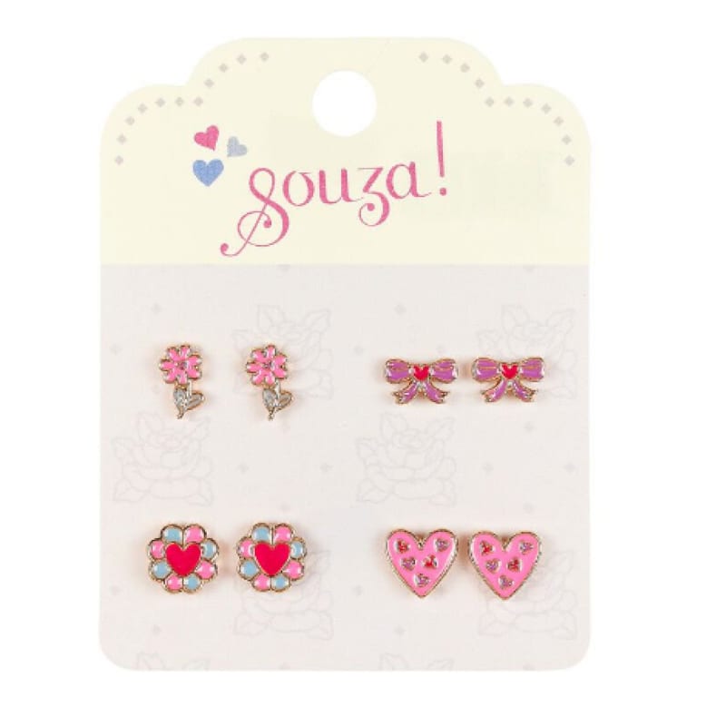 Boucle d'oreille a clou tyra fleurs