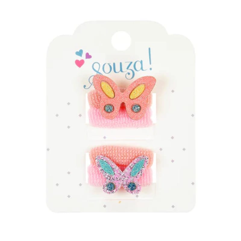 Set de 4 elastiques a cheveux maartje papillons